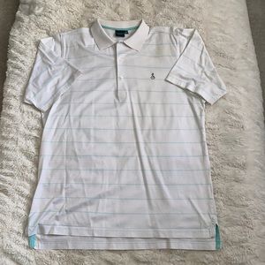 Streamsong Fairway Green Stripped Golf Polo